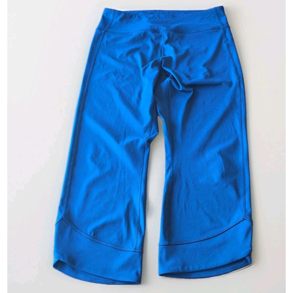 Tek Gear Ultrastretch Women's Capri High Rise Leggings Crayon Blue XL EUC